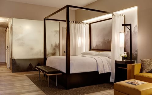 Archer King Suite with Balcony + Fireplace